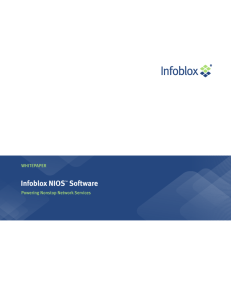 Infoblox NIOS™ Software