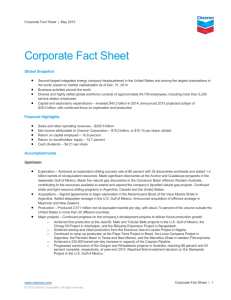 Chevron Corporate Fact Sheet