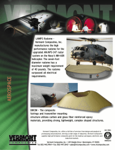 VCI Aerospace Brochure - Vermont Composites, Inc.