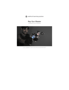 Ray Gun Blaster - Adafruit Learning System