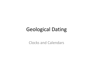 Geological Dating part 2