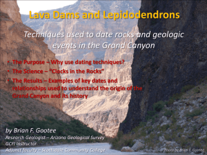 Geochronology - The Grand Canyon Association