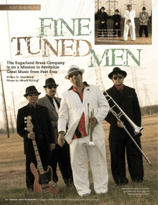 Fine Tuned Men - Sugar Land Magazine