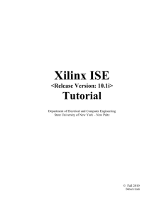 Xilinx ISE Tutorial
