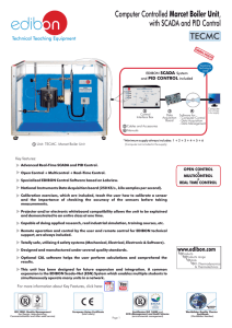 TECMC Computer Controlled Marcet Boiler Unit, with SCADA and