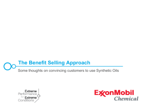 The Benefit Selling Approach