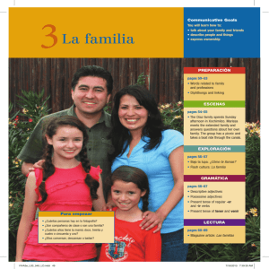 Las familias - Vista Higher Learning