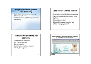 Charles Schwab The Major Drivers of the New Economy