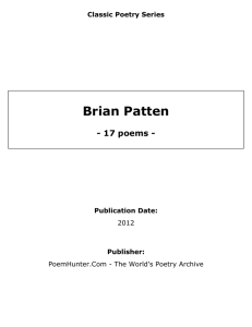 Brian Patten - poems