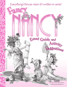 Fancy Nancy: Poet Extraordinaire