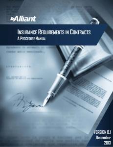 insurance requirements in contracts