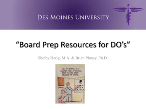 “Board Prep Resources for DO's”