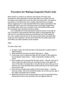 Procedure for Making Composite Flash Cards