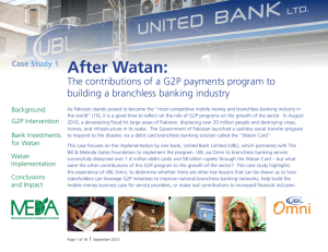 After Watan: The Contributions of a G2P