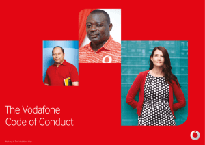 The Vodafone Code of Conduct