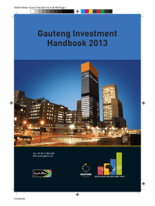 GGDA Binder Cover Final - Gauteng Growth and Development Agency