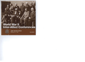 Octagon Conference - September 1944