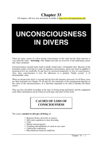 unconsciousness in divers - Diving Medicine for SCUBA Divers