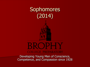 academics - Brophy College Preparatory