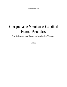 Corporate Venture Capital Fund Profiles