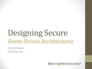 Designing Secure Event-Driven Architectures - Mil-OSS