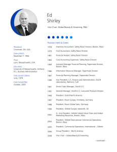 Ed Shirley - Personal Care Products Council