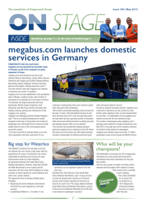 megabus.com launches domestic services in Germany