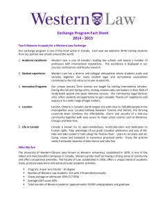 Exchange Program Fact Sheet 2014 - 2015