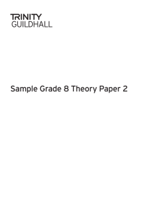 Sample Grade 8 Theory Paper 2