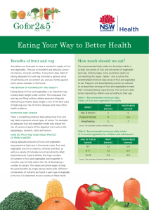 Eating Your Way to Better Health
