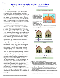 Seismic Wave Behavior—Effect on Buildings