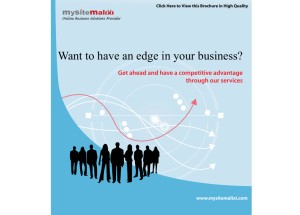 Want to have an edge in your business?