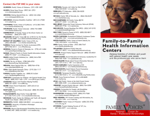 Family to Family Health Information Center