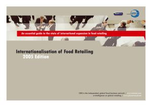 Internationalisation of Food Retailing 2005 Edition
