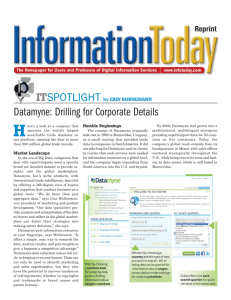 Read the reprint from Information Today's April 2013 issue