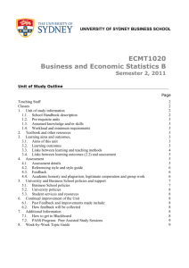 ECMT1020 Business and Economic Statistics B