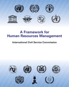 A Framework for Human Resources Management