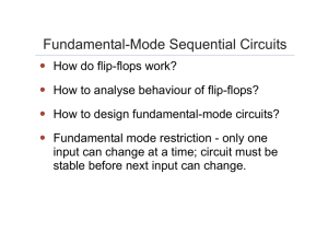 Fundamental-Mode Sequential Circuits
