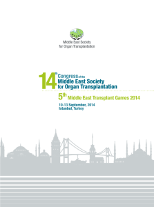 Middle East Society for Organ Transplantation