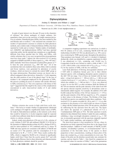 Diphenylsilylene - American Chemical Society Publications