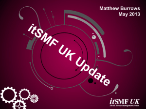 itSMF UK Update