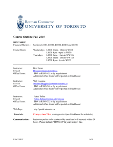 RSM 230H1F - University of Toronto