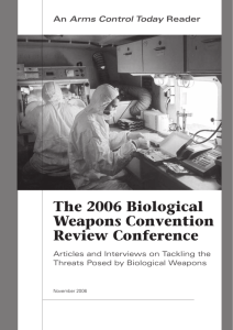 The 2006 Biological Weapons Convention Review Conference