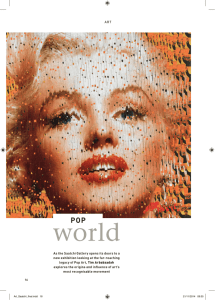 Pop World, Sloane Square Magazine