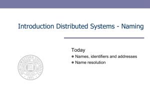 Welcome to Distributed Systems