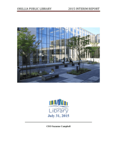 orillia public library 2012 interim report