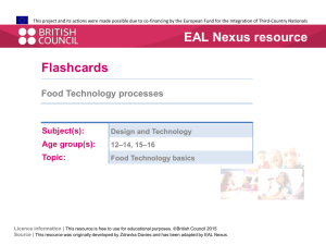 Flashcards PDF - EAL Nexus