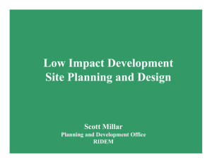 Low Impact Development Site Planning and Design