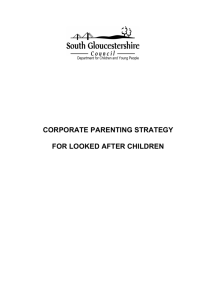 corporate parenting strategy - South Gloucestershire Council