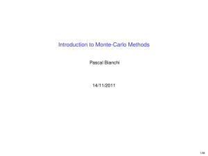 Introduction to Monte